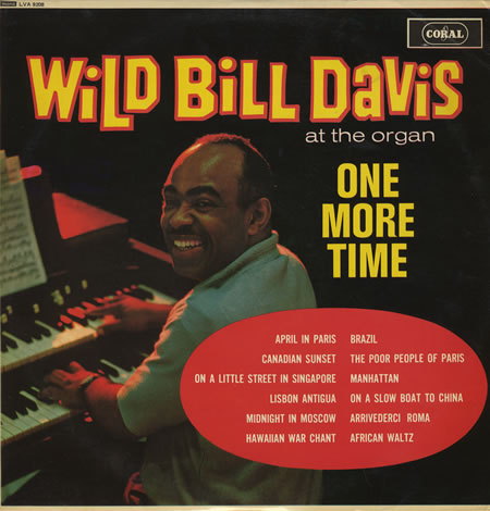 WILD BILL DAVIS - One More Time (aka At The Organ) cover 
