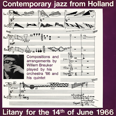 WILLEM BREUKER - Contemporary Jazz for Holland / Litany for the 14th of June, 1966 cover 