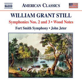 WILLIAM GRANT STILL - Symphonies Nos. 2 and 3 / Wood Notes ( Fort Smith Symphony / John Jeter ) cover 