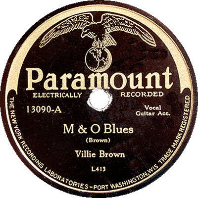 WILLIE BROWN - M & O Blues / Future Blues cover 