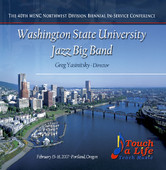 WSU BIG BAND (WASHINGTON STATE UNIVERSITY JAZZ BIG BAND) - MENC Northwest 2007 cover 