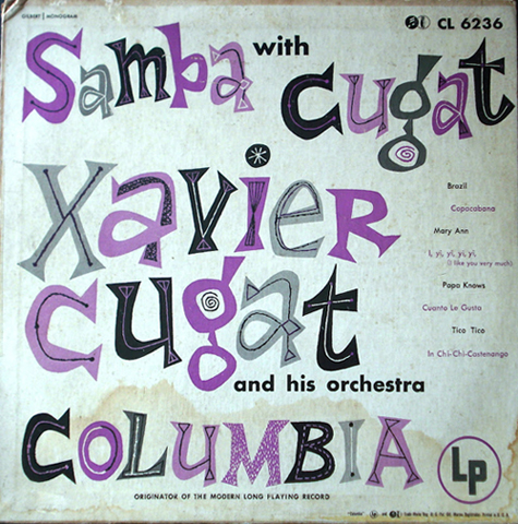 XAVIER CUGAT - Samba With Cugat cover 