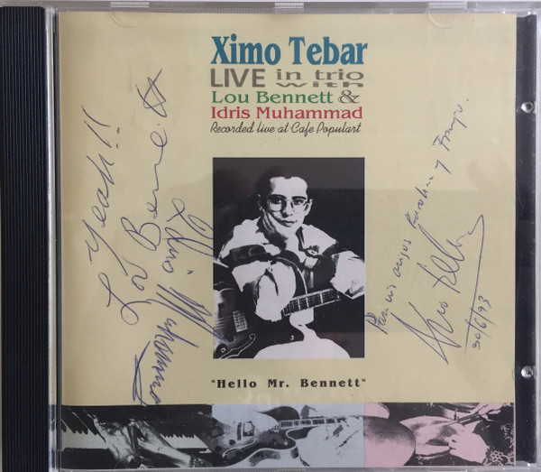 XIMO TÉBAR - Hello Mr. Bennett (The Jazz Guitar Trio Vol.1) cover 