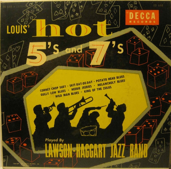 YANK LAWSON - Lawson-Haggart Jazz Band ‎: Louis' Hot 5's And 7's cover 