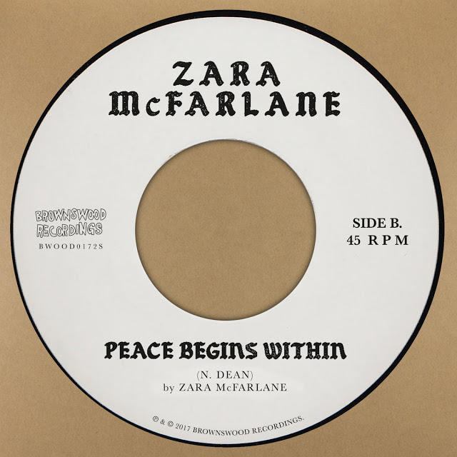 ZARA MCFARLANE - Peace Begins Within cover 
