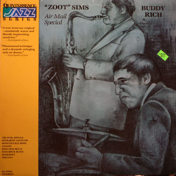 ZOOT SIMS - Air Mail Special cover 