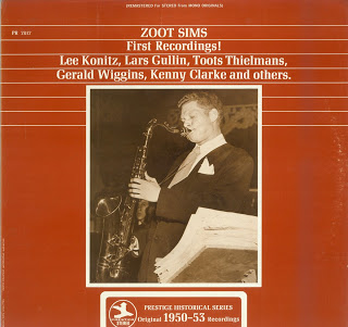 ZOOT SIMS - First Recordings cover 