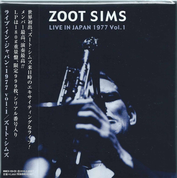 ZOOT SIMS - Live In Japan 1977 Vol. 1 cover 