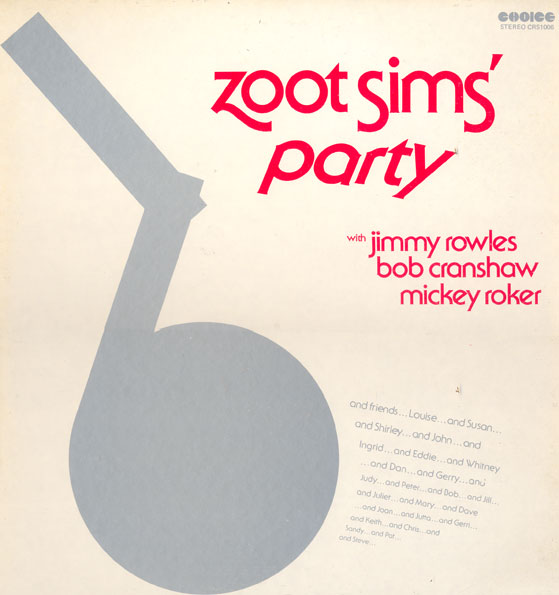 ZOOT SIMS - Party cover 