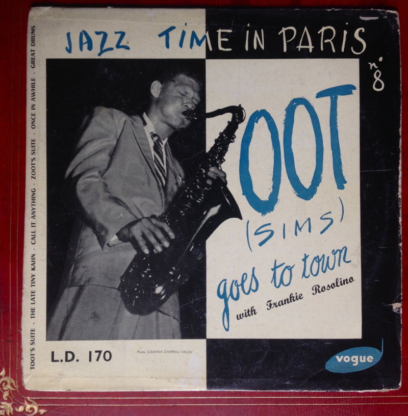 ZOOT SIMS - Zoot Goes To Town: Jazz Time Paris, Vol. 8 cover 