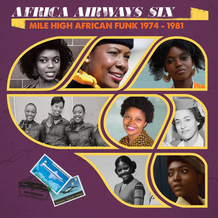 10000 VARIOUS ARTISTS - Africa Airways Six (Mile High Funk 1974 - 1981) cover 