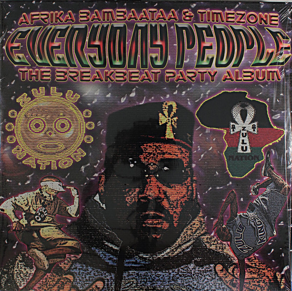 AFRIKA BAMBAATAA - Afrika Bambaataa & Timezone  ‎: Everyday People - The Breakbeat Party Album cover 