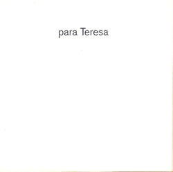 AGUSTÍ FERNÁNDEZ - Para Teresa cover 