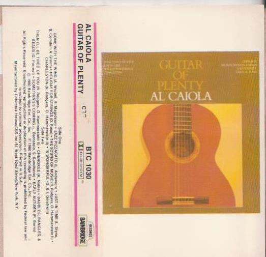 AL CAIOLA - Guitar Of Plenty cover 