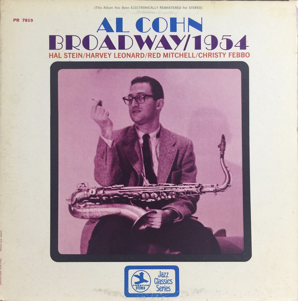 AL COHN - Broadway/1954 cover 