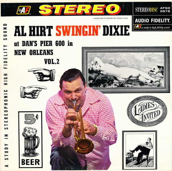 AL HIRT - Swingin' Dixie! (At Dan's Pier 600 New Orleans), Volume 2 cover 