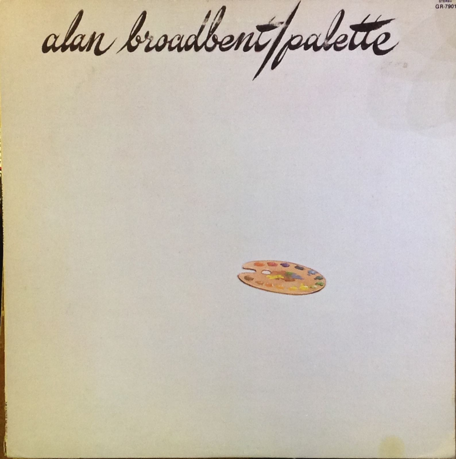 ALAN BROADBENT - Palette cover 