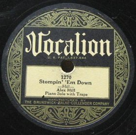 ALEX HILL - Stompin' 'Em Down / Tack Head Blues cover 