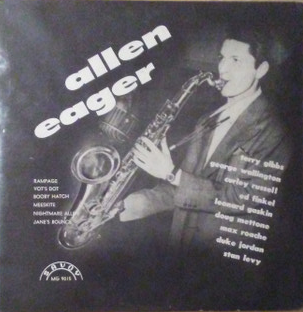 ALLEN EAGER - Allen Eager Plays Vol. 1 (aka New Trends of Jazz Volume 2) cover 