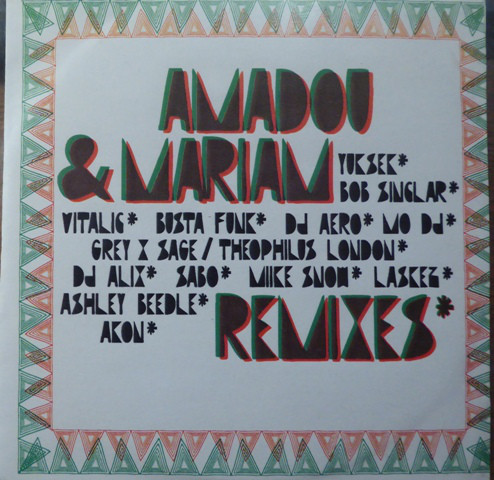 AMADOU AND MARIAM - Remixes cover 