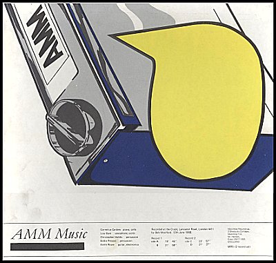 AMM - The Crypt - 12th June 1968 cover 