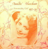 ANNETTE HANSHAW - The Personality Girl 1932-1934 cover 