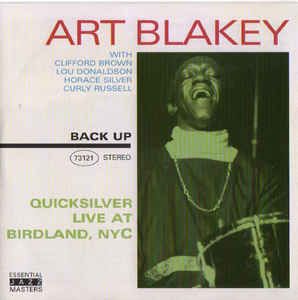 ART BLAKEY - Quicksilver Live At Birdland cover 