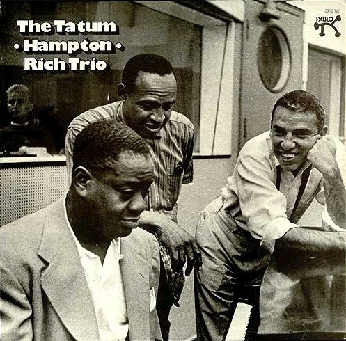 ART TATUM - The Tatum / Hampton / Rich Trio  (aka  Art Tatum, Lionel Hampton & Buddy Rich ‎– The Tatum Group Masterpieces) cover 