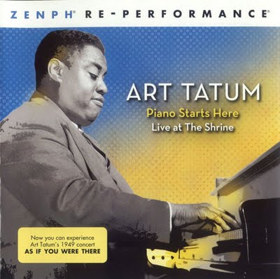 ART TATUM - Piano Starts Here / Live At The Shrine cover 