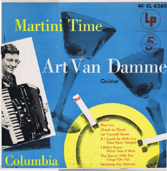 ART VAN DAMME - Art Van Damme Quintet : Martini Time cover 
