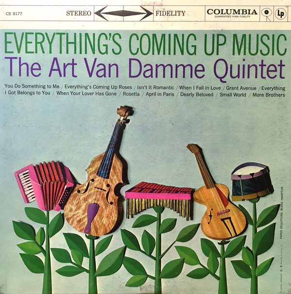 ART VAN DAMME - The Art Van Damme Quintet ‎: Everything's Coming Up Music cover 