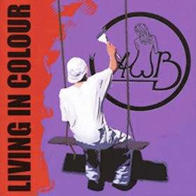 AVERAGE WHITE BAND - Living In Colour cover 