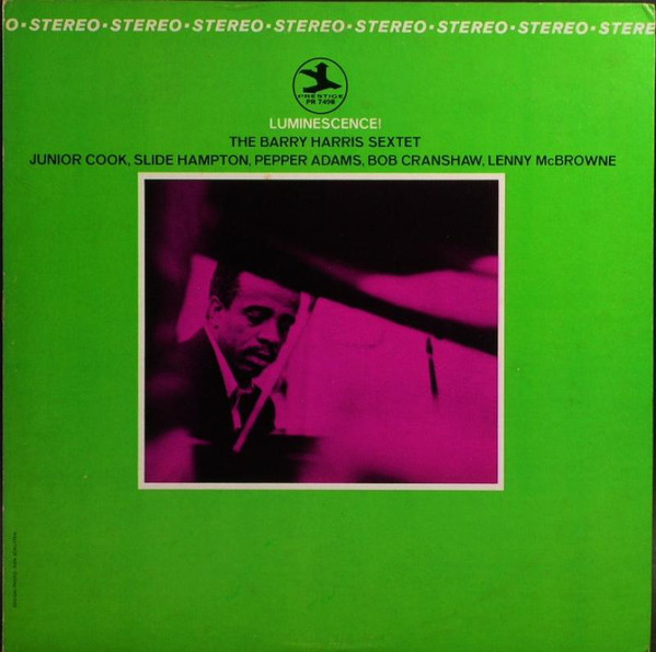 BARRY HARRIS - Luminescence! cover 