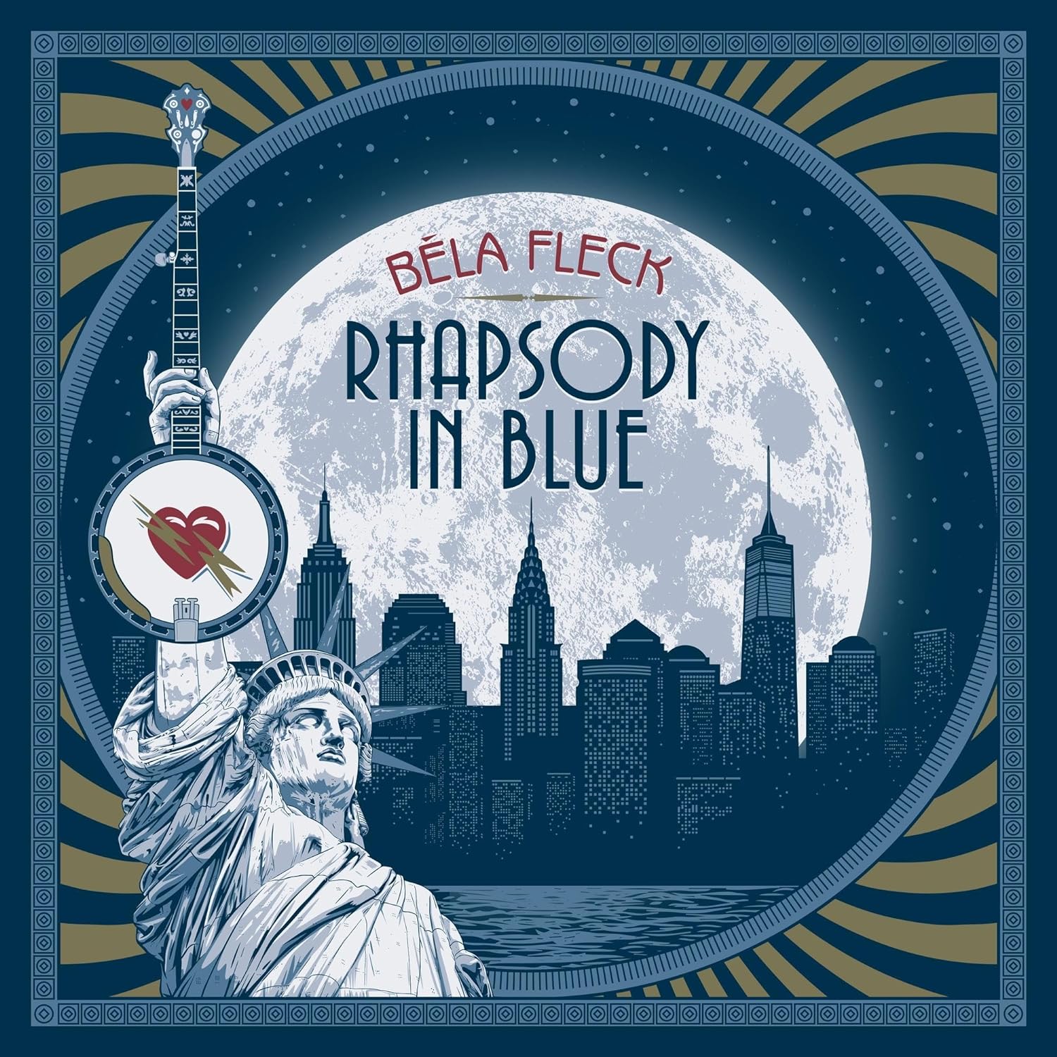 BÉLA FLECK - Rhapsody in Blue cover 
