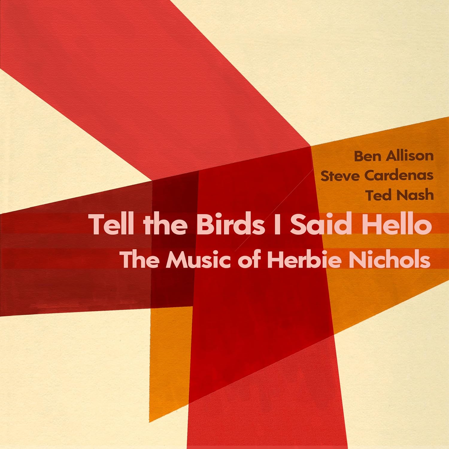 BEN ALLISON - Tell the Birds I Said Hello : The Music of Herbie Nichols cover 
