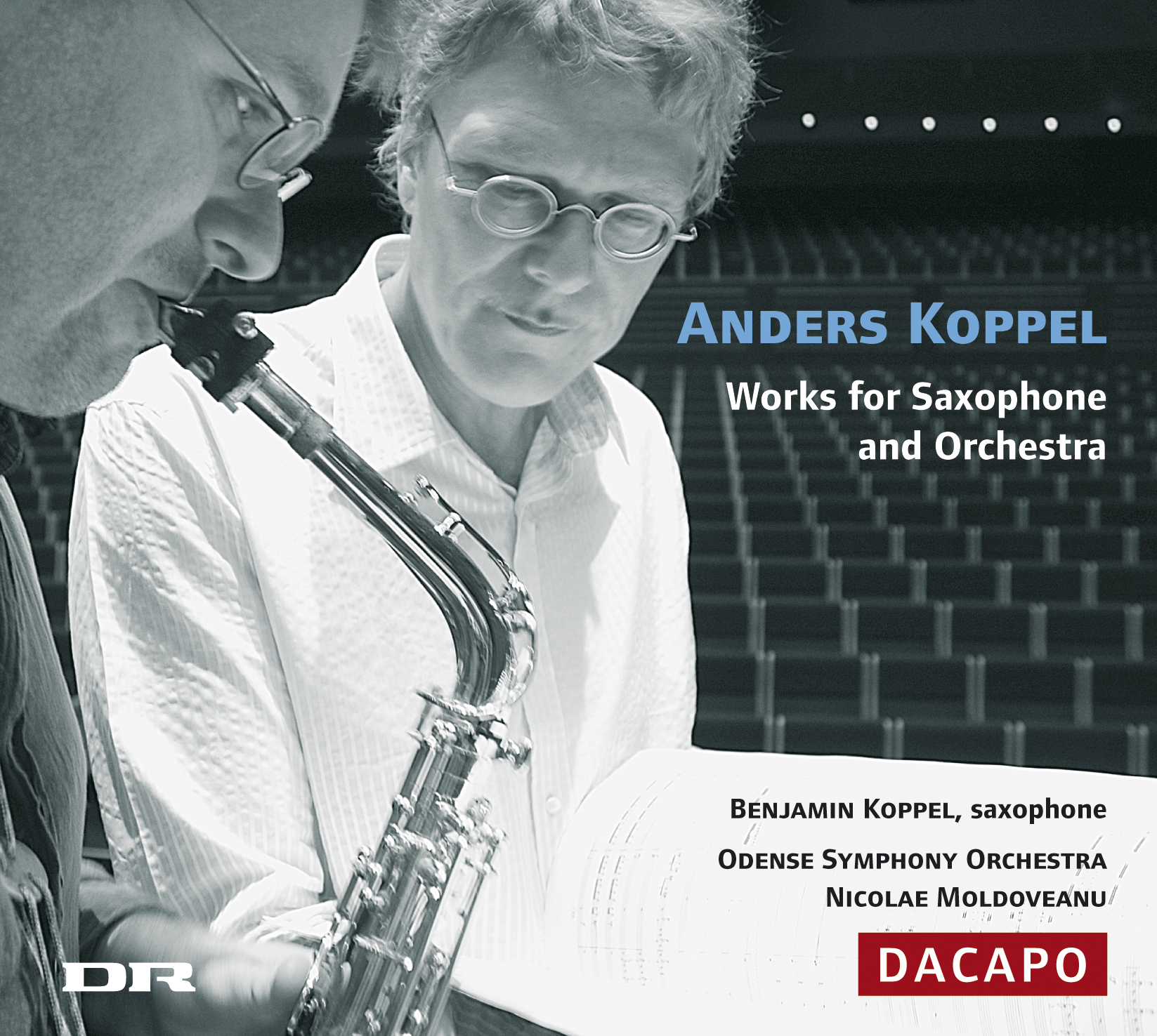 BENJAMIN KOPPEL - Benjamin Koppel, Odense Symfoniorkester, Nicolae Moldoveanu : Works for Saxophone and Orchestra cover 