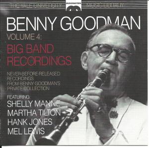 BENNY GOODMAN - Yale University Archives – Vol. 4 cover 