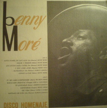 BENY MORÉ - Disco Homenaje cover 