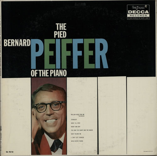 BERNARD PEIFFER - The Pied Peiffer Of The Piano cover 