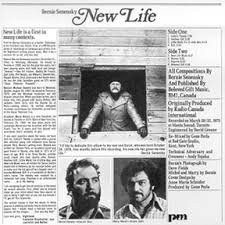 BERNIE SENENSKY - New Life cover 