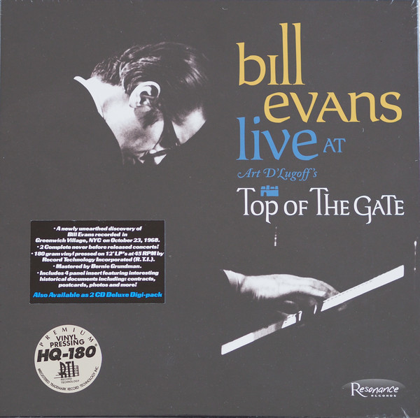 BILL EVANS (PIANO) - Live At Art D'Lugoff's Top of The Gate cover 