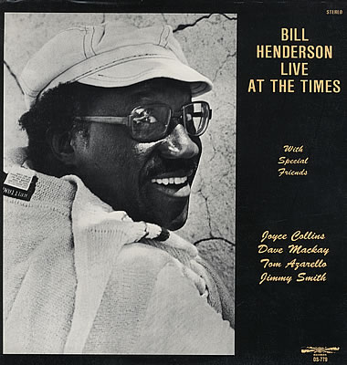 BILL HENDERSON - Live At The Times cover 
