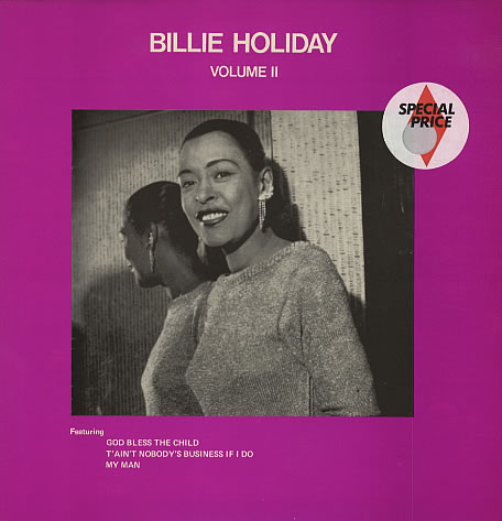 BILLIE HOLIDAY - Billie Holiday, Volume II cover 