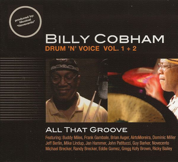 BILLY COBHAM - Drum 'N' Voice Vol. 1 + 2 All That Groove cover 