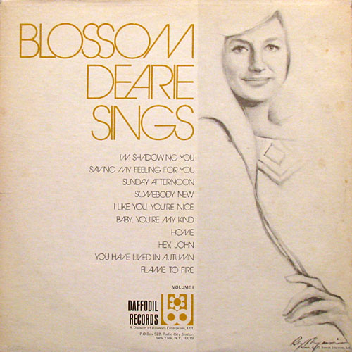 BLOSSOM DEARIE - Blossom Dearie Sings cover 