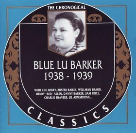 BLUE LU BARKER - The Chronological Classics 1938-1939 cover 