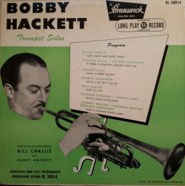 BOBBY HACKETT - Trumpet Solos With Bill Challis cover 