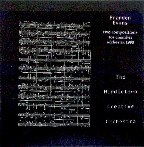 BRANDON EVANS - Two Compositions For Chamber Orchestra 1998 cover 