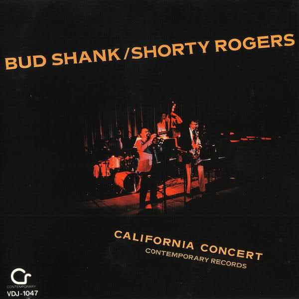 BUD SHANK - California Concert (with Shorty Rogers) cover 