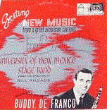 BUDDY DEFRANCO - Exciting New Music From A Great American Campus (with University Of New Mexico Stage Band) cover 